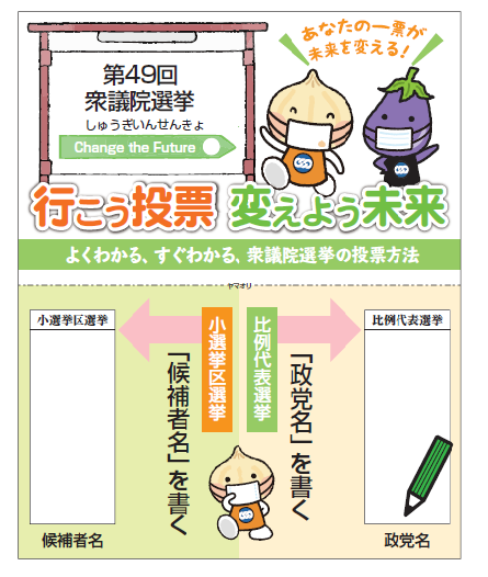 投票に行こう 第４９回衆議院選挙 毎日が投票日 連合神奈川 衆議院選挙特設サイト